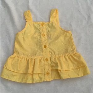 Penelope Mack 3T Girls eyelet ruffle tank top
